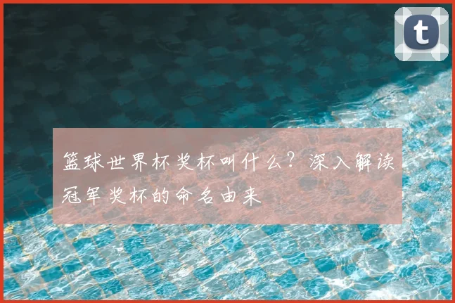 篮球世界杯奖杯叫什么?深入解读冠军奖杯的命名由来